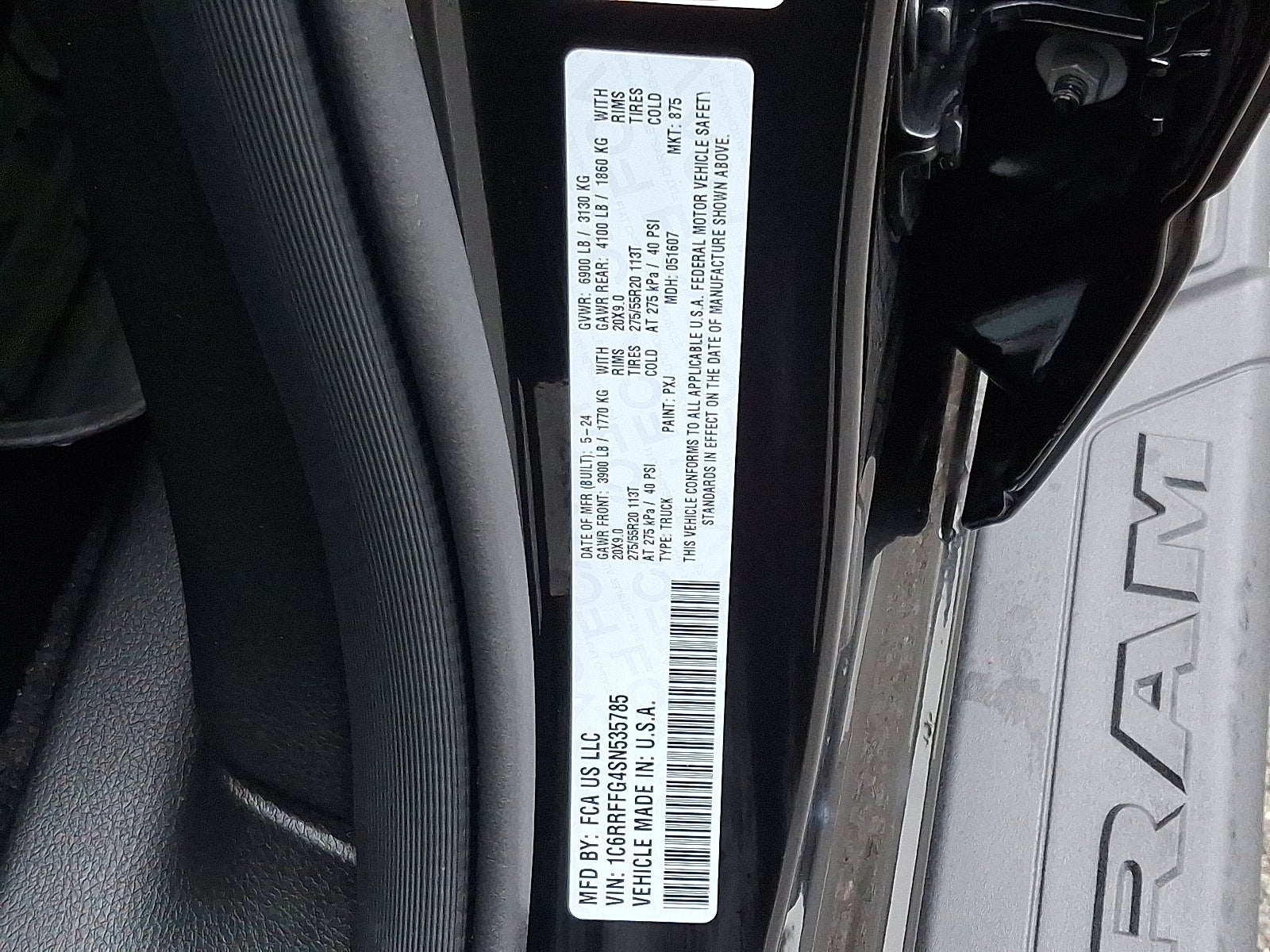 2025 RAM 1500 Big Horn Crew Cab 4x4 5'7" Box