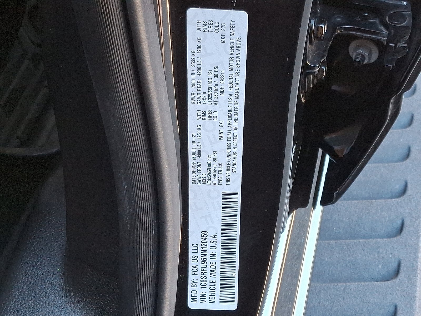 2022 RAM 1500 TRX Crew Cab 4x4 5'7" Box