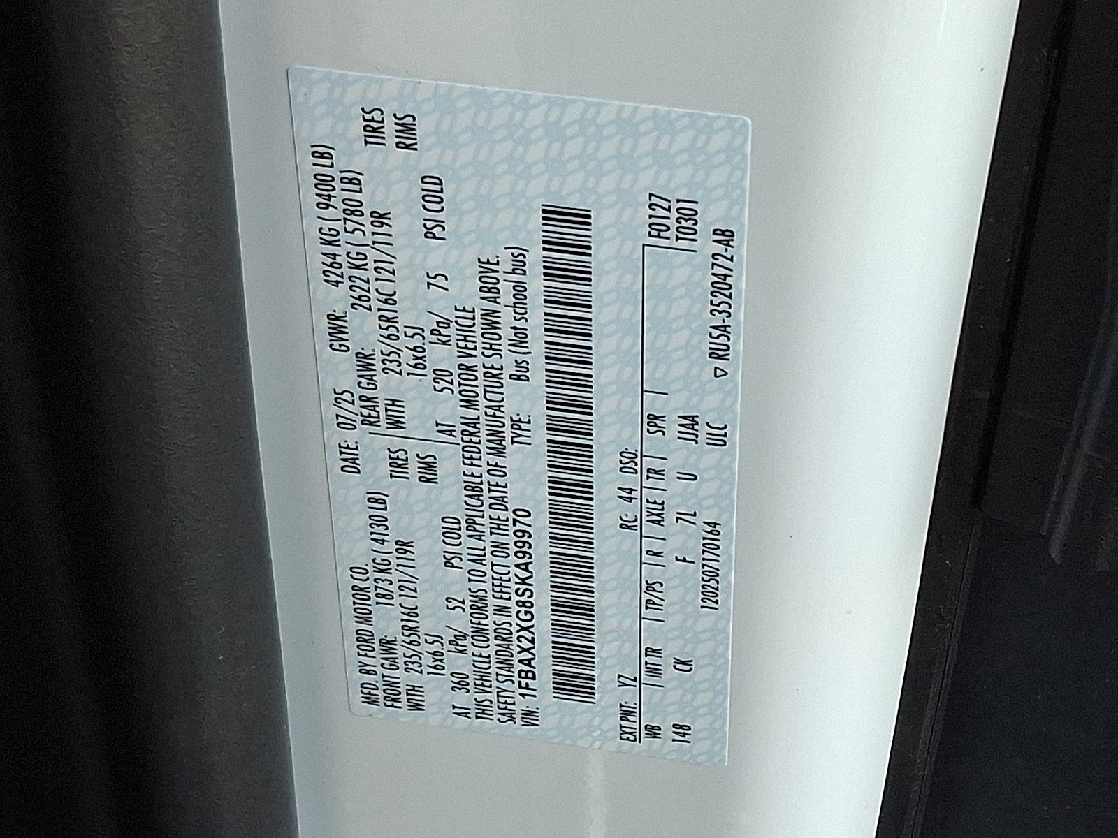 2025 Ford Transit-350 Passenger Van XLT