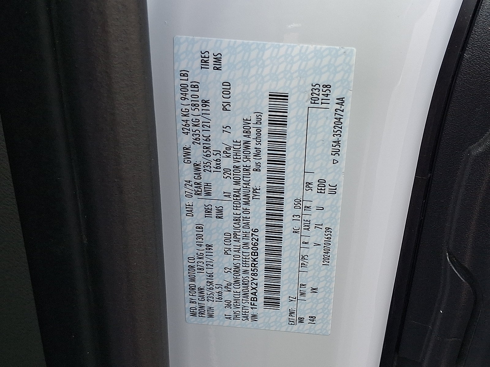 2024 Ford Transit-350 Passenger Van XL