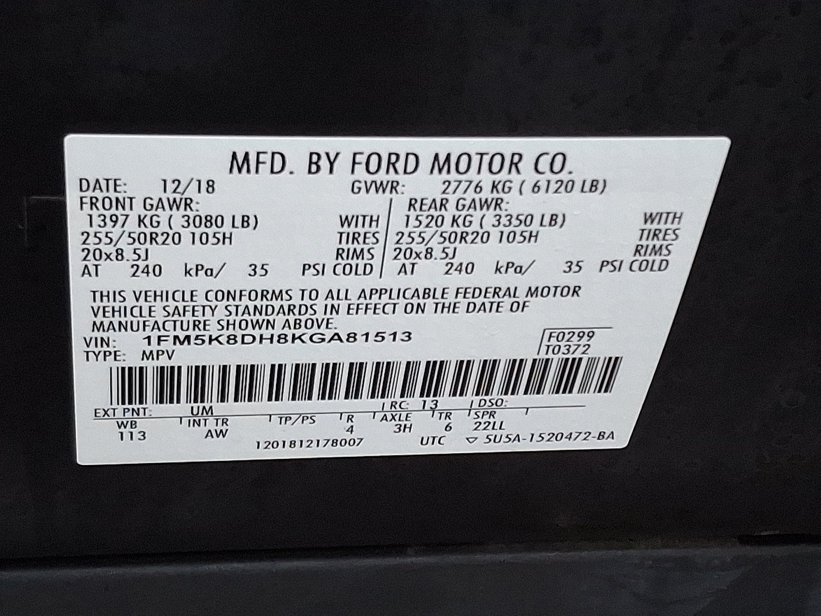 2019 Ford Explorer XLT