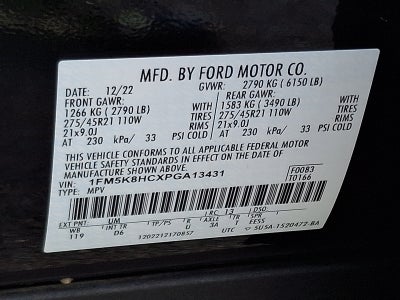 2023 Ford Explorer Platinum