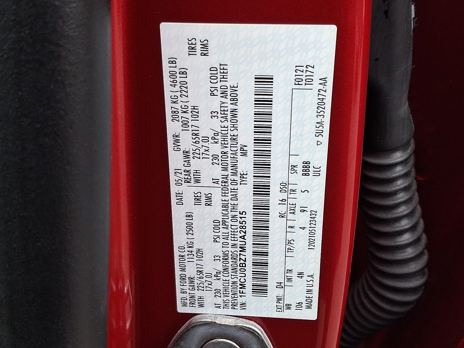 2021 Ford Escape SE HYBRID
