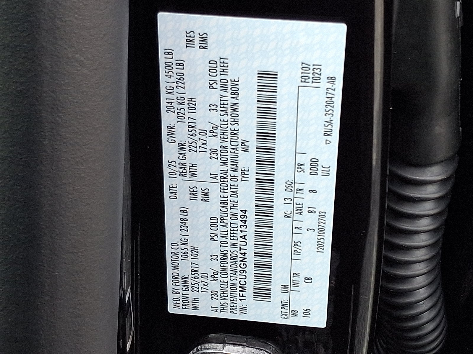 2026 Ford Escape Active