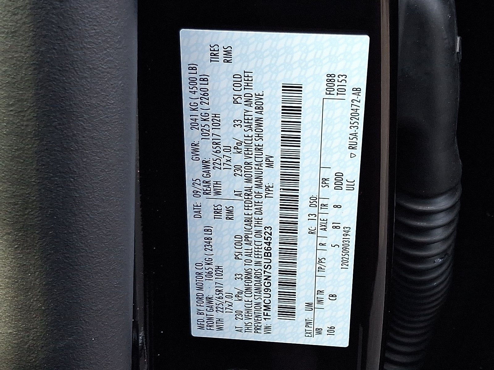 2025 Ford Escape Active