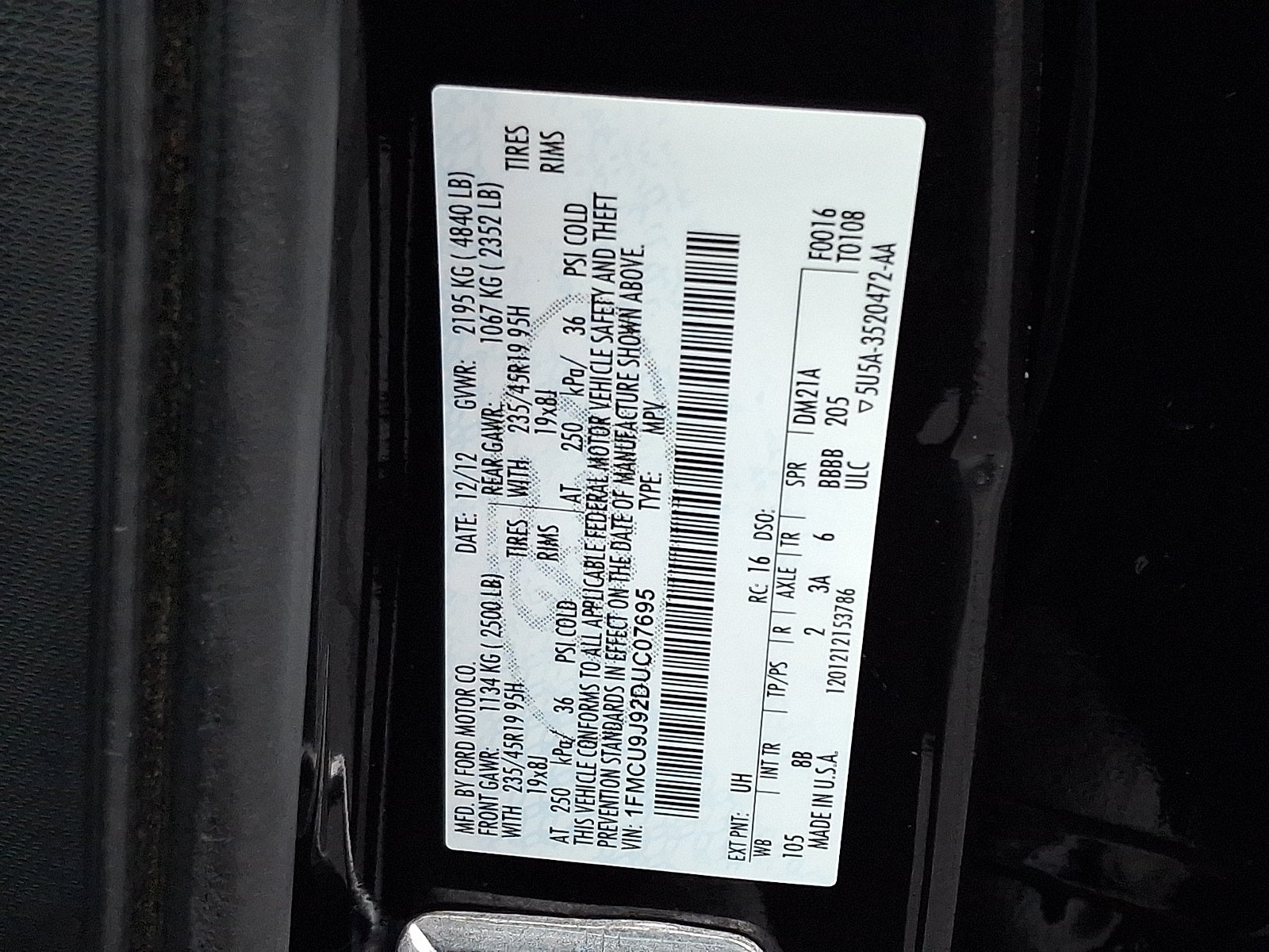 2013 Ford Escape Titanium