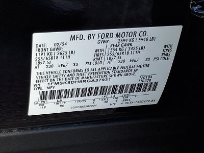 2024 Ford Explorer XLT