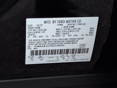 2022 Ford Explorer Timberline