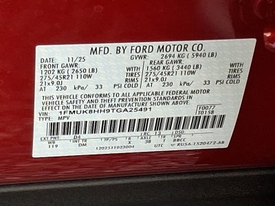 2026 Ford Explorer Platinum