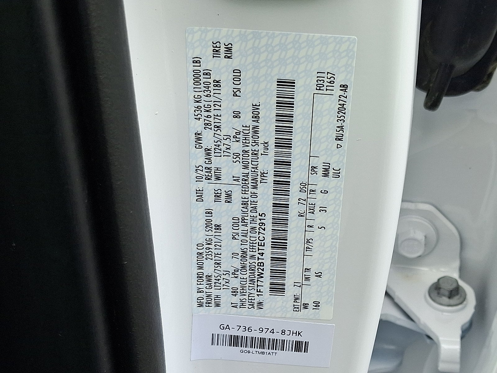 2026 Ford F-250 WORK READY 100K FORD WARRANTY INC