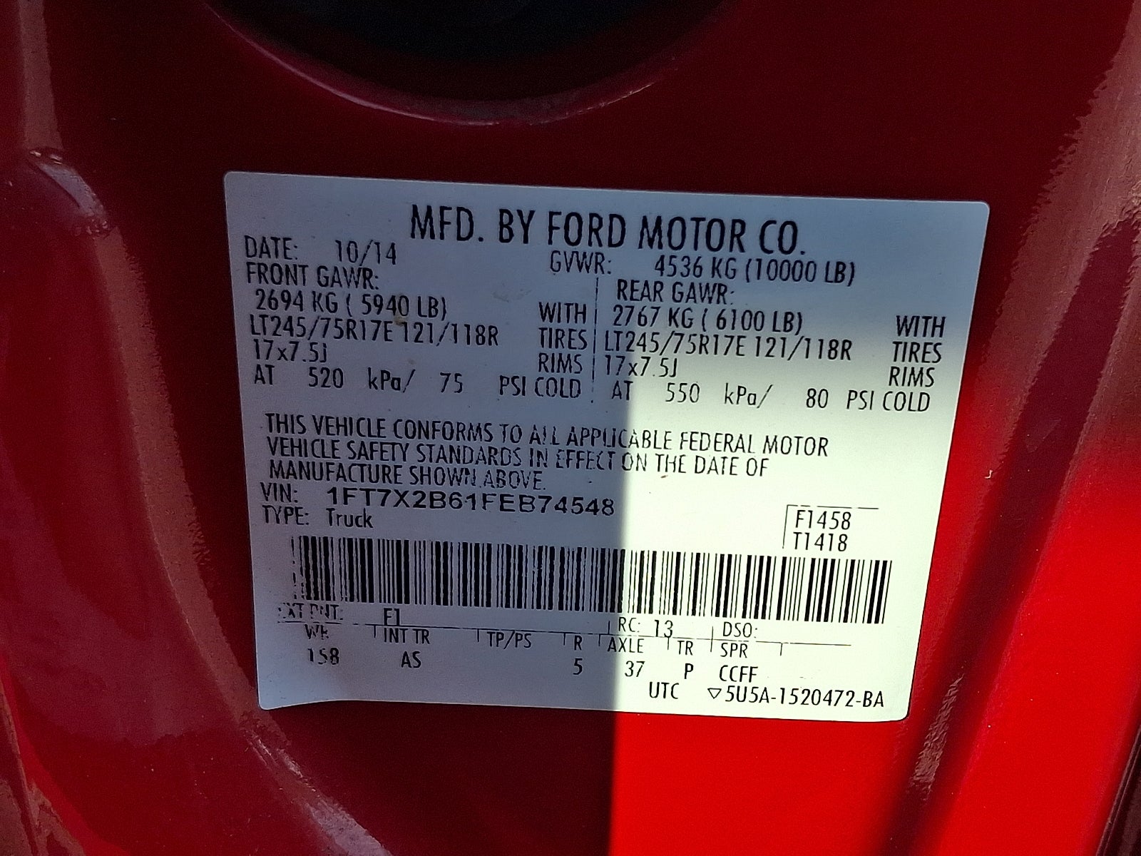 2015 Ford F-250 XL