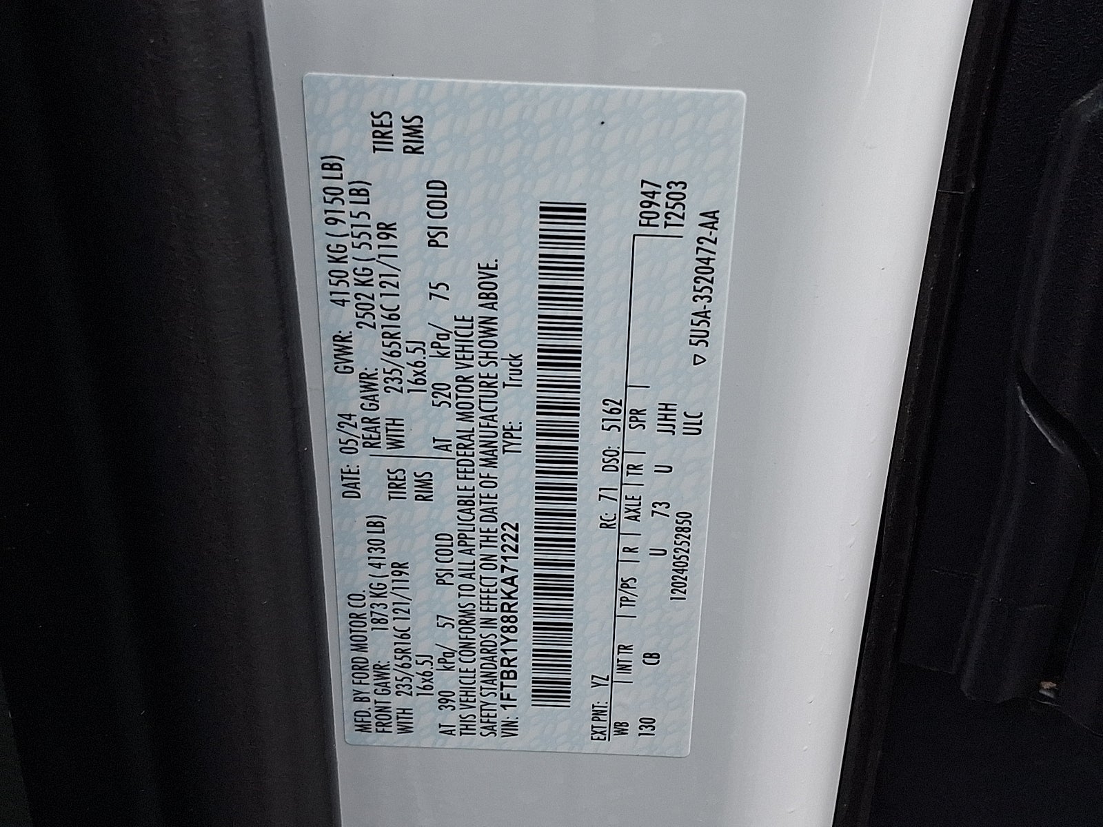 2024 Ford Transit-250 Cargo Van XL