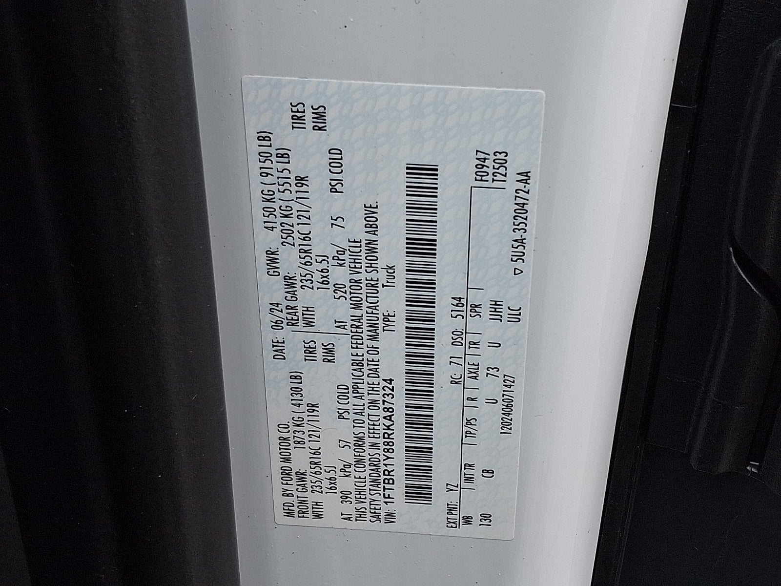 2024 Ford Transit-250 Cargo Van Base