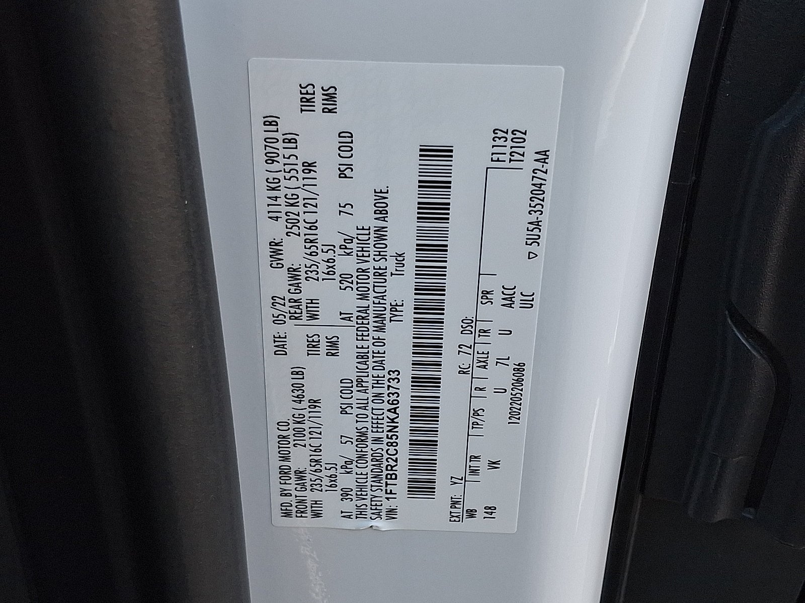 2022 Ford Transit-250 Cargo Van Base