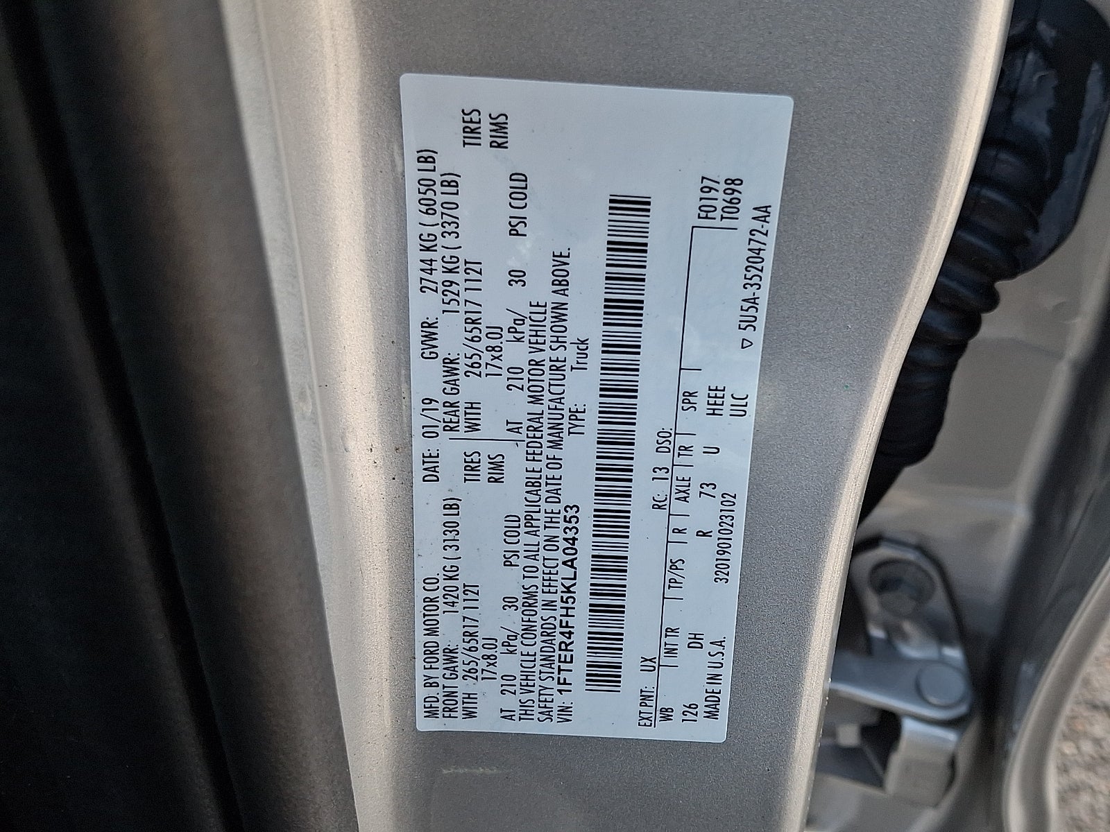 2019 Ford Ranger LARIAT