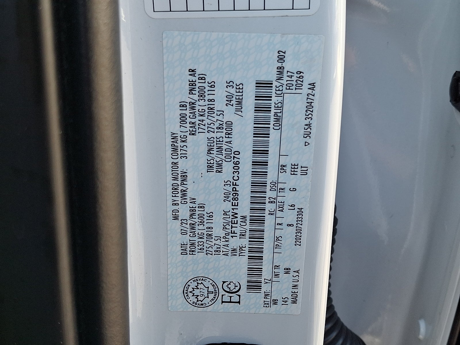 2023 Ford F-150 Tremor