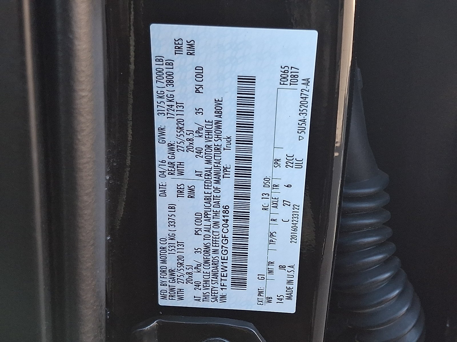 2016 Ford F-150 XLT
