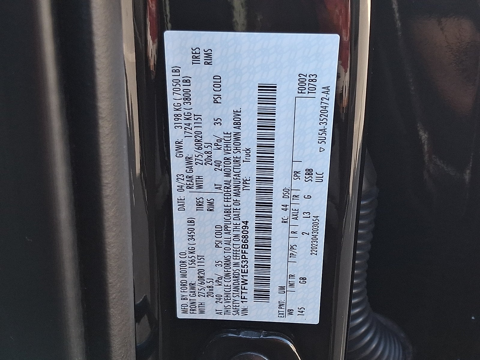 2023 Ford F-150 STX 5.0 V8 FX4