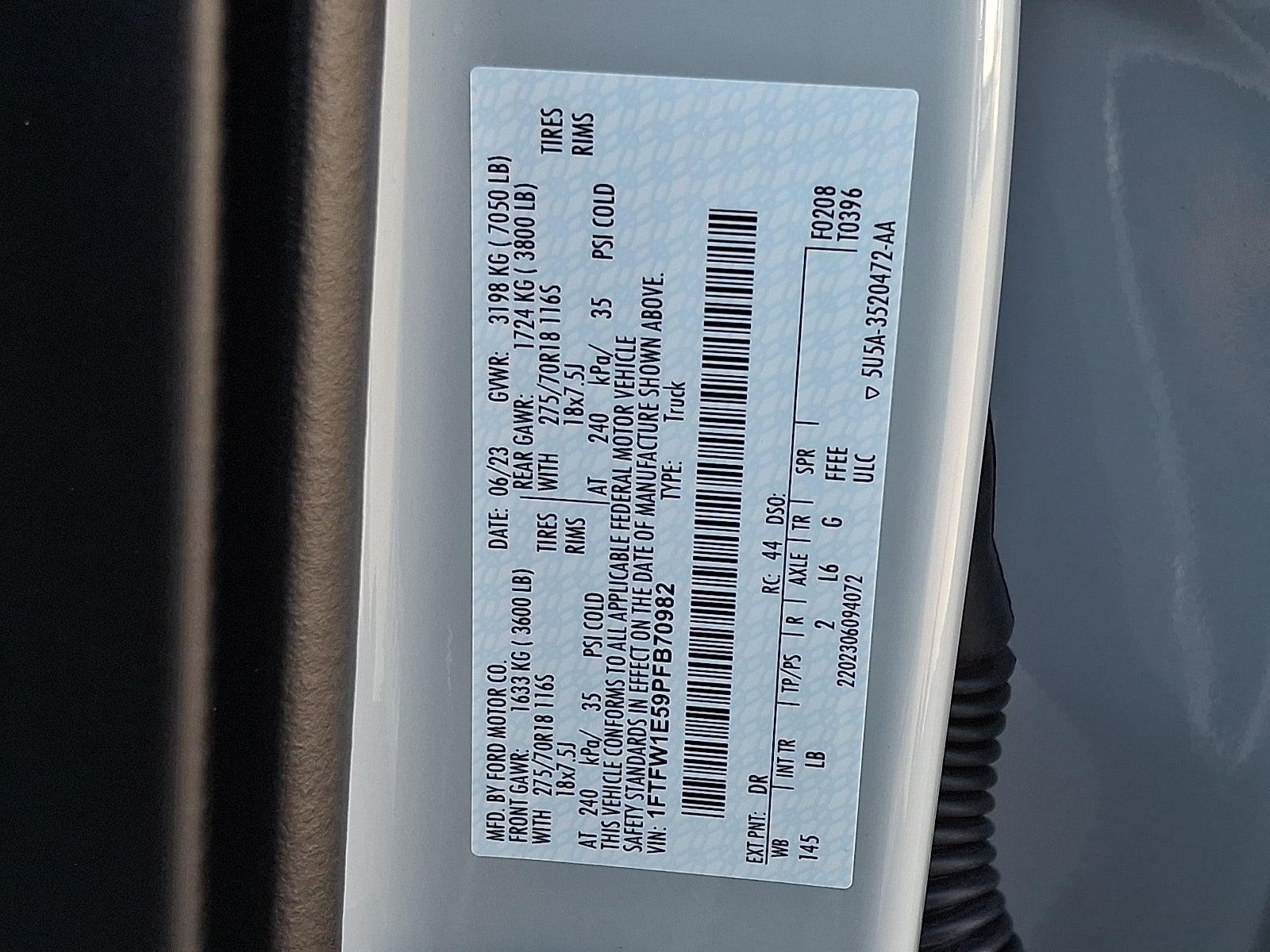 2023 Ford F-150 Tremor