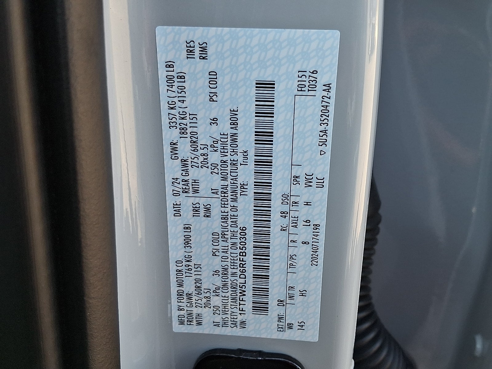 2024 Ford F-150 LARIAT 502A PANO ROOF