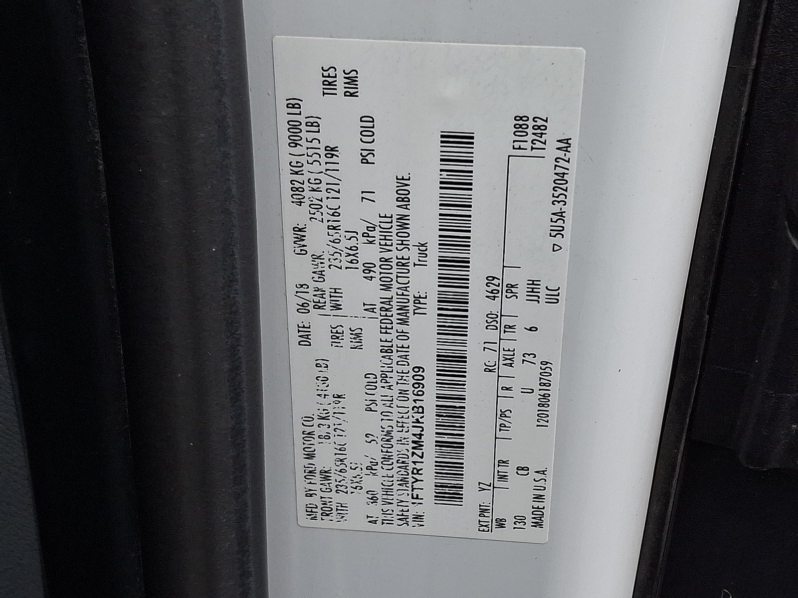 2018 Ford Transit-250 Base