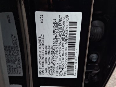 2022 Honda Accord Sport