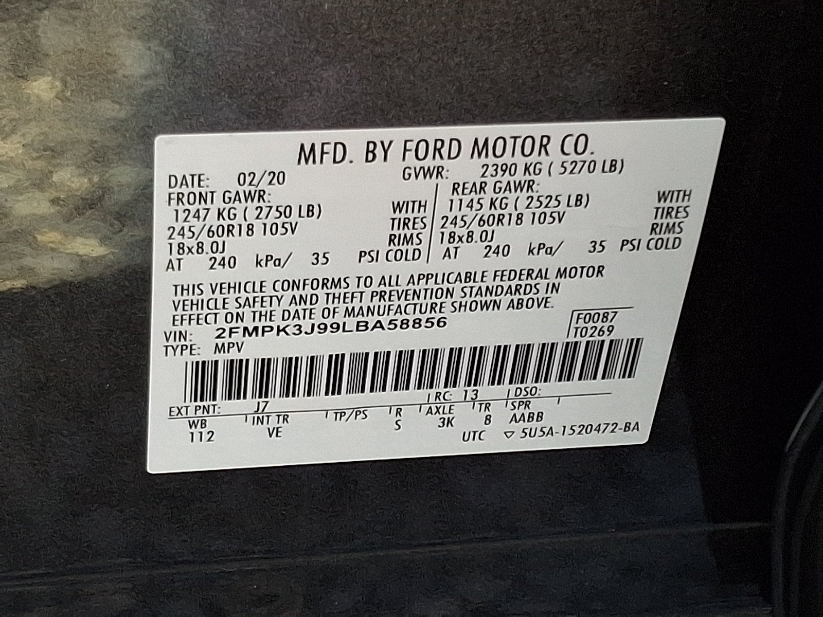 2020 Ford Edge SEL