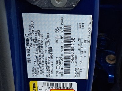 2017 Ford Fusion Energi Titanium 40+++ MPG