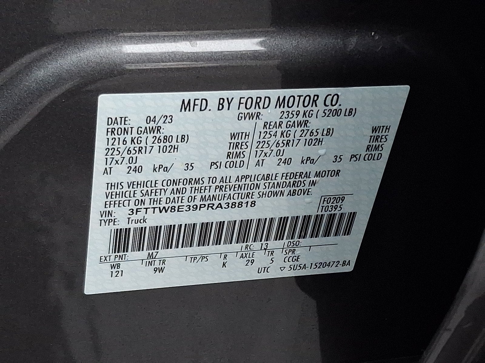 2023 Ford Maverick XL