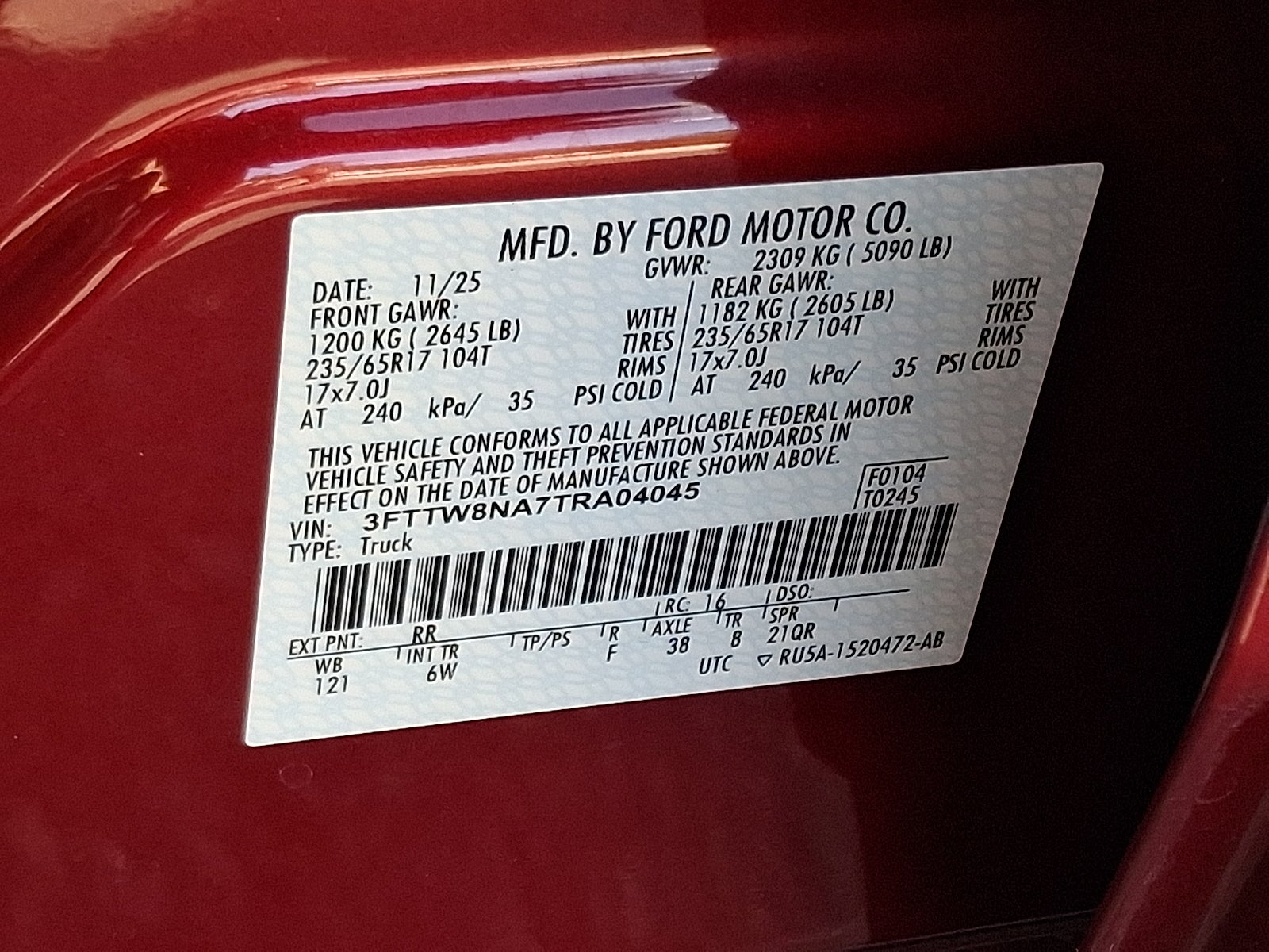 2026 Ford Maverick Tremor