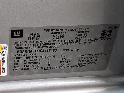 2016 Buick Enclave Convenience