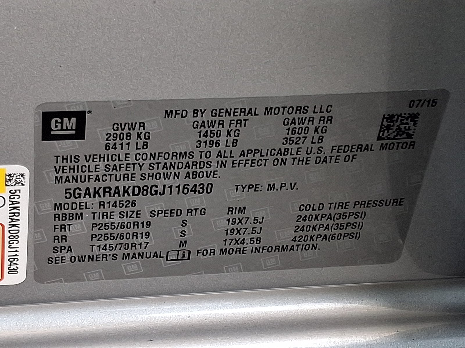 2016 Buick Enclave Convenience