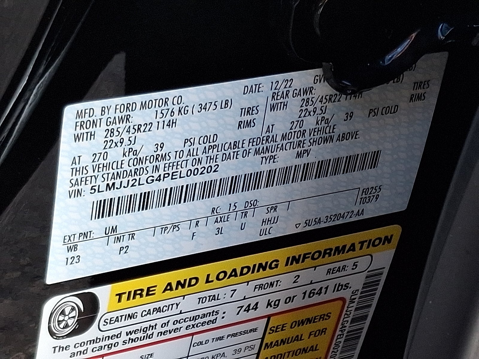2023 Lincoln Navigator Reserve HEAVY DUTY TOW PKG