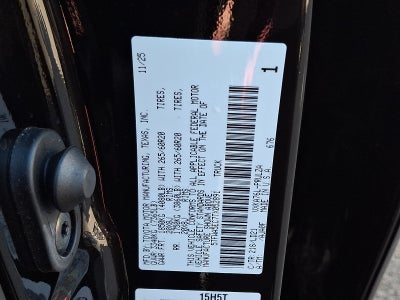2026 Toyota Tundra Limited CrewMax 6.5' Bed