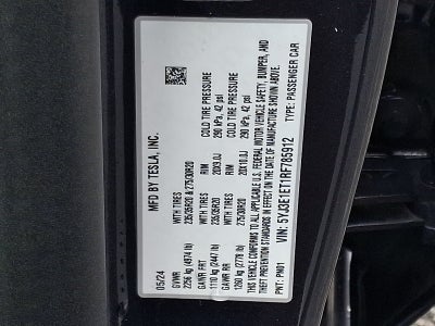 2024 Tesla Model 3 Performance All-Wheel Drive