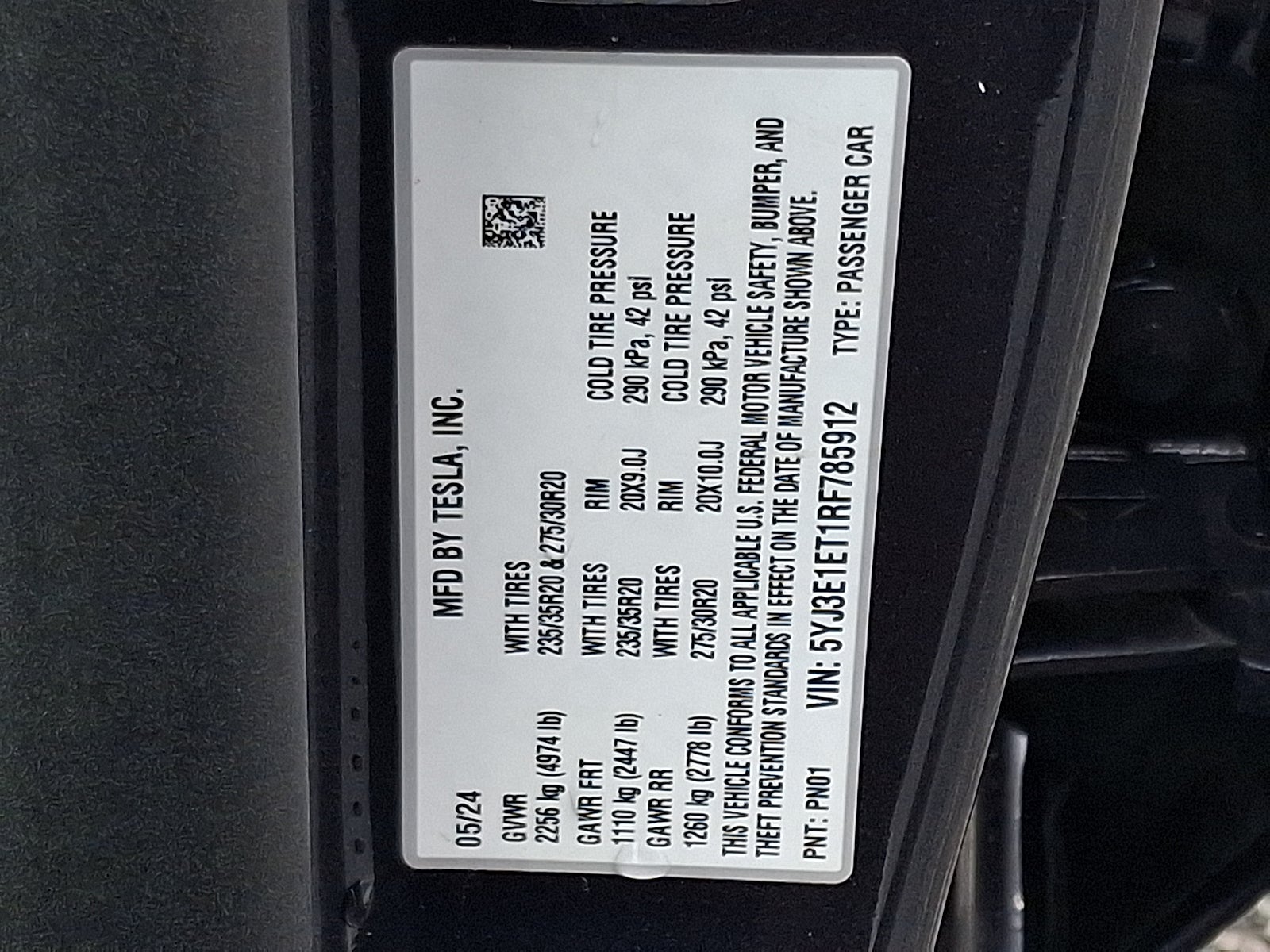 2024 Tesla Model 3 Performance All-Wheel Drive