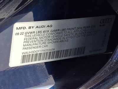2023 Audi S3 Premium Plus TFSI quattro S tronic