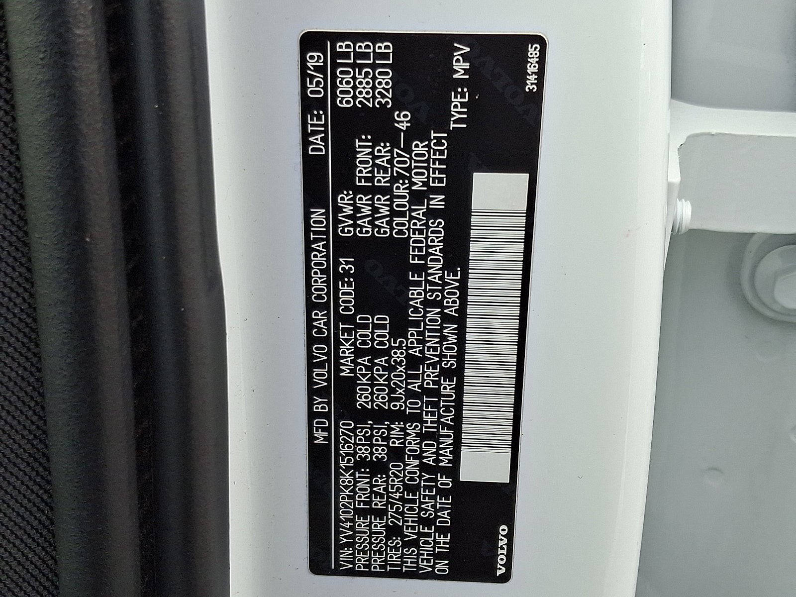 2019 Volvo XC90 T5 Momentum